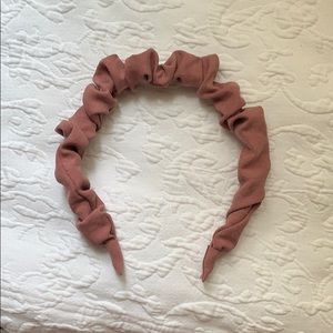 pink statement headband from Anthropologie